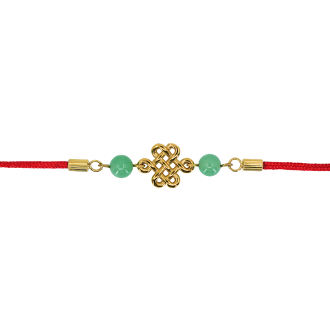 Red String Jade Knot Bracelet