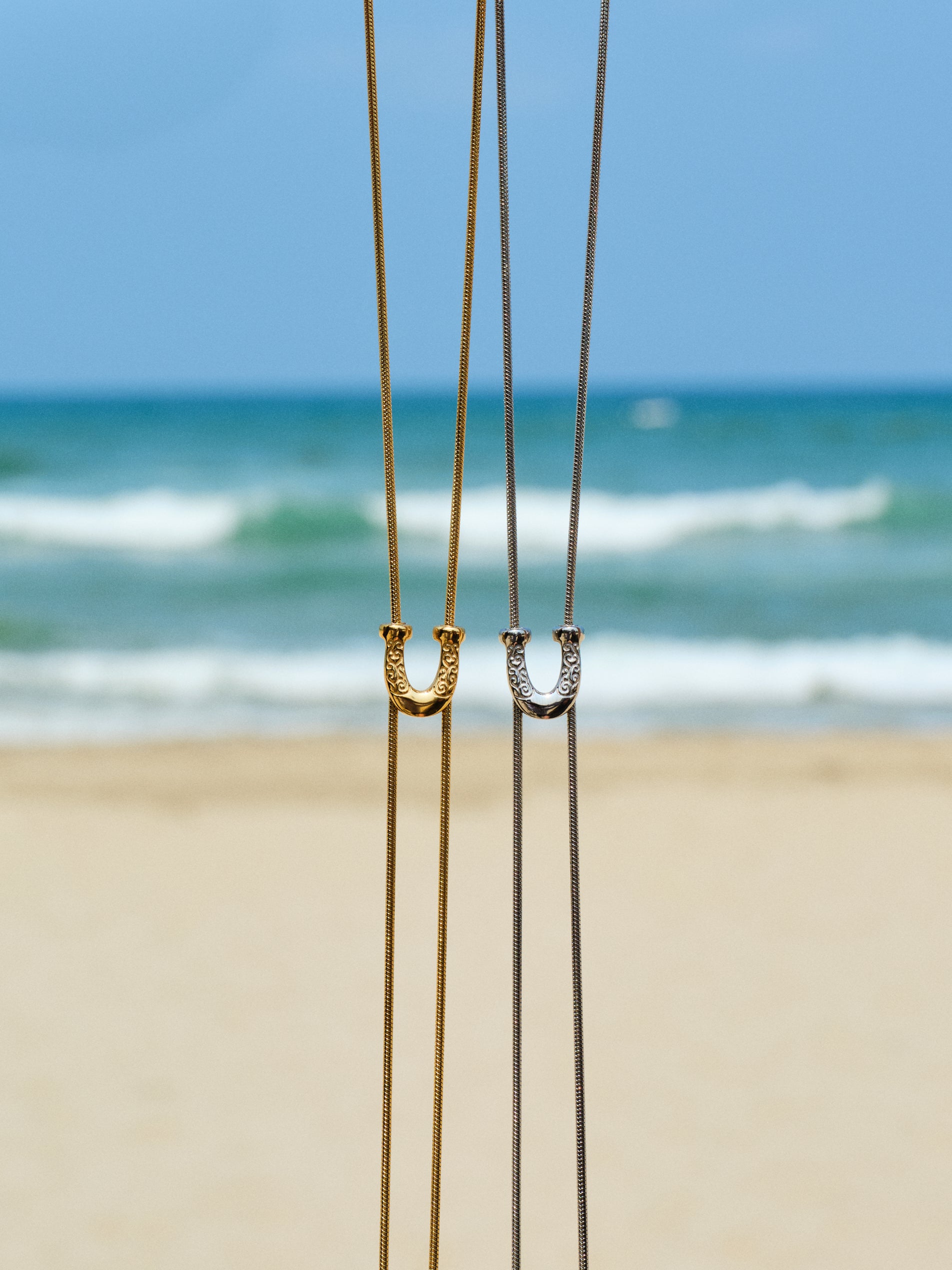 Horseshoe Lariat Necklace