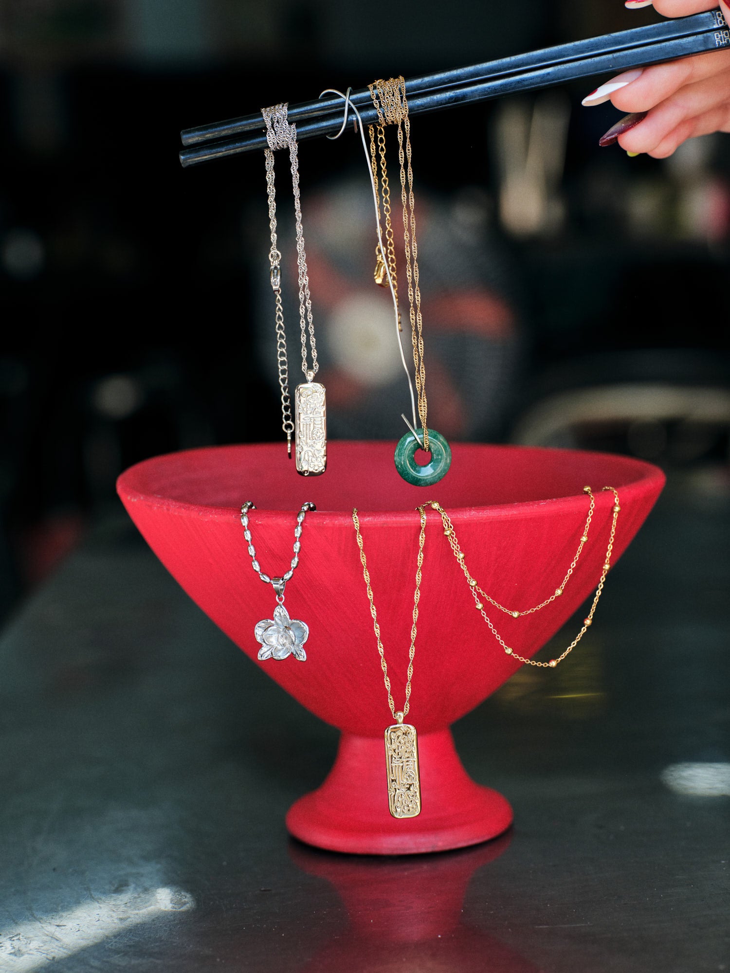 
Plum Blossom Happiness Necklace