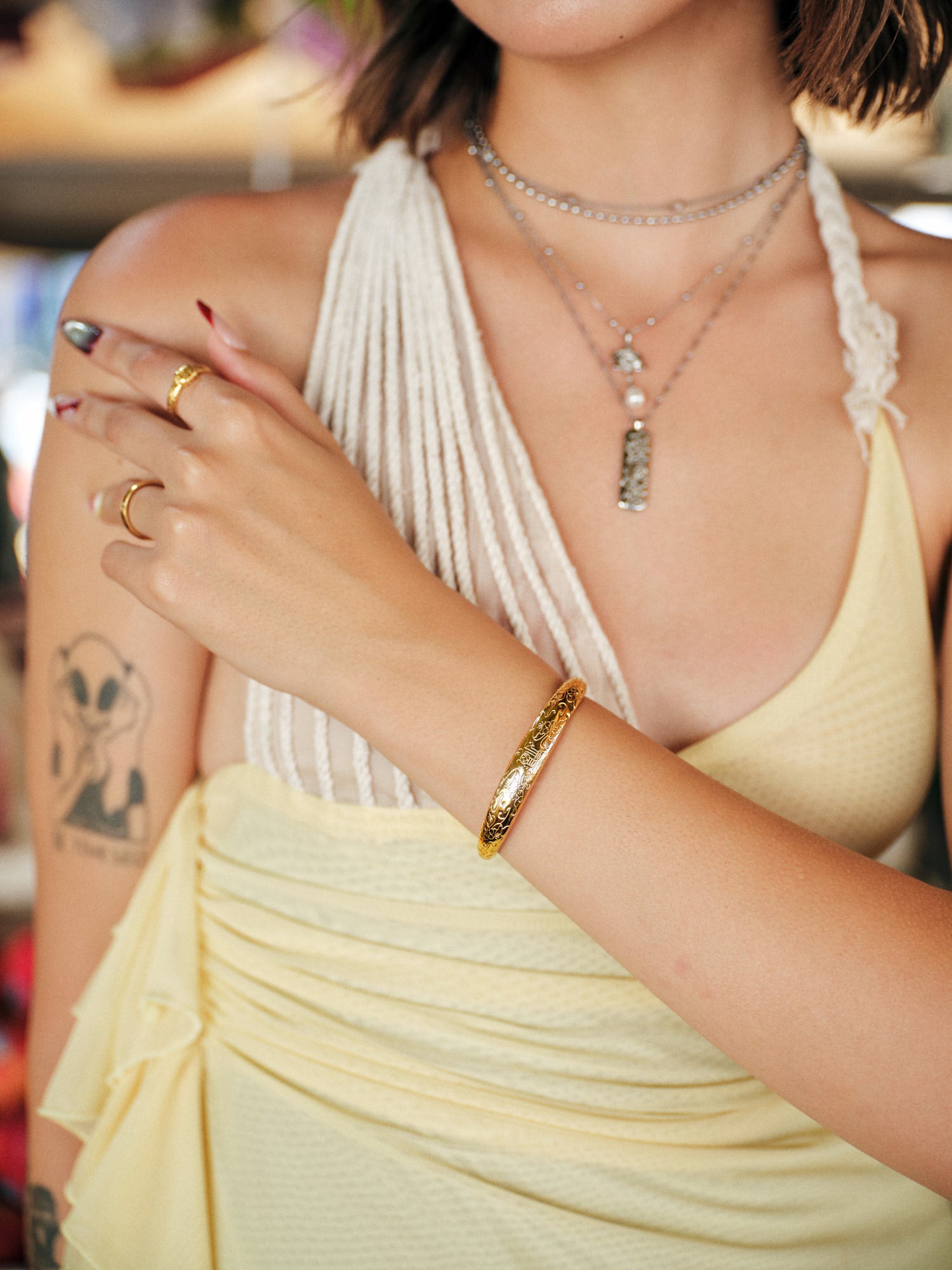 
Plum Blossom Happiness Bangle