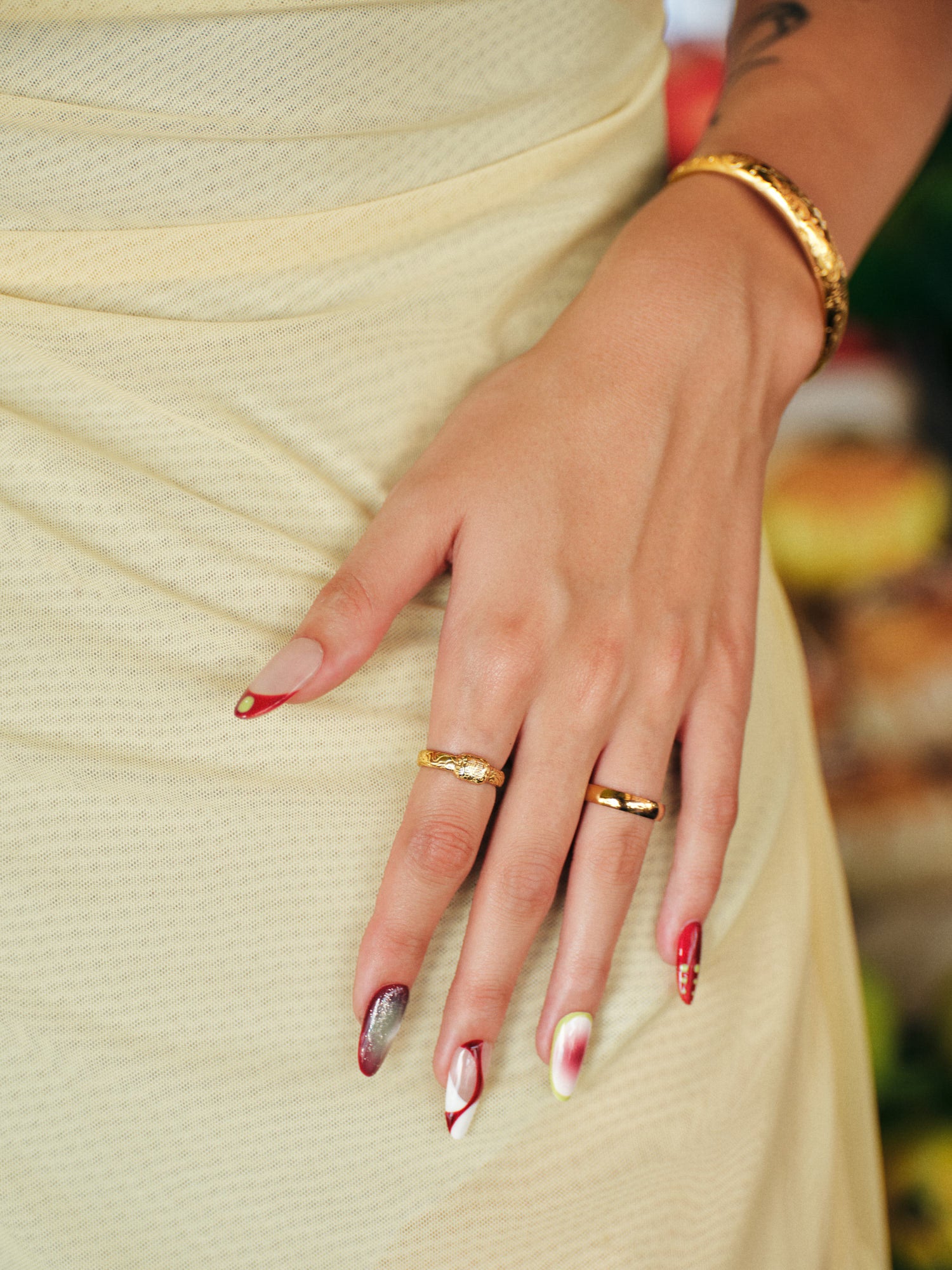
Plum Blossom Happiness Band Ring