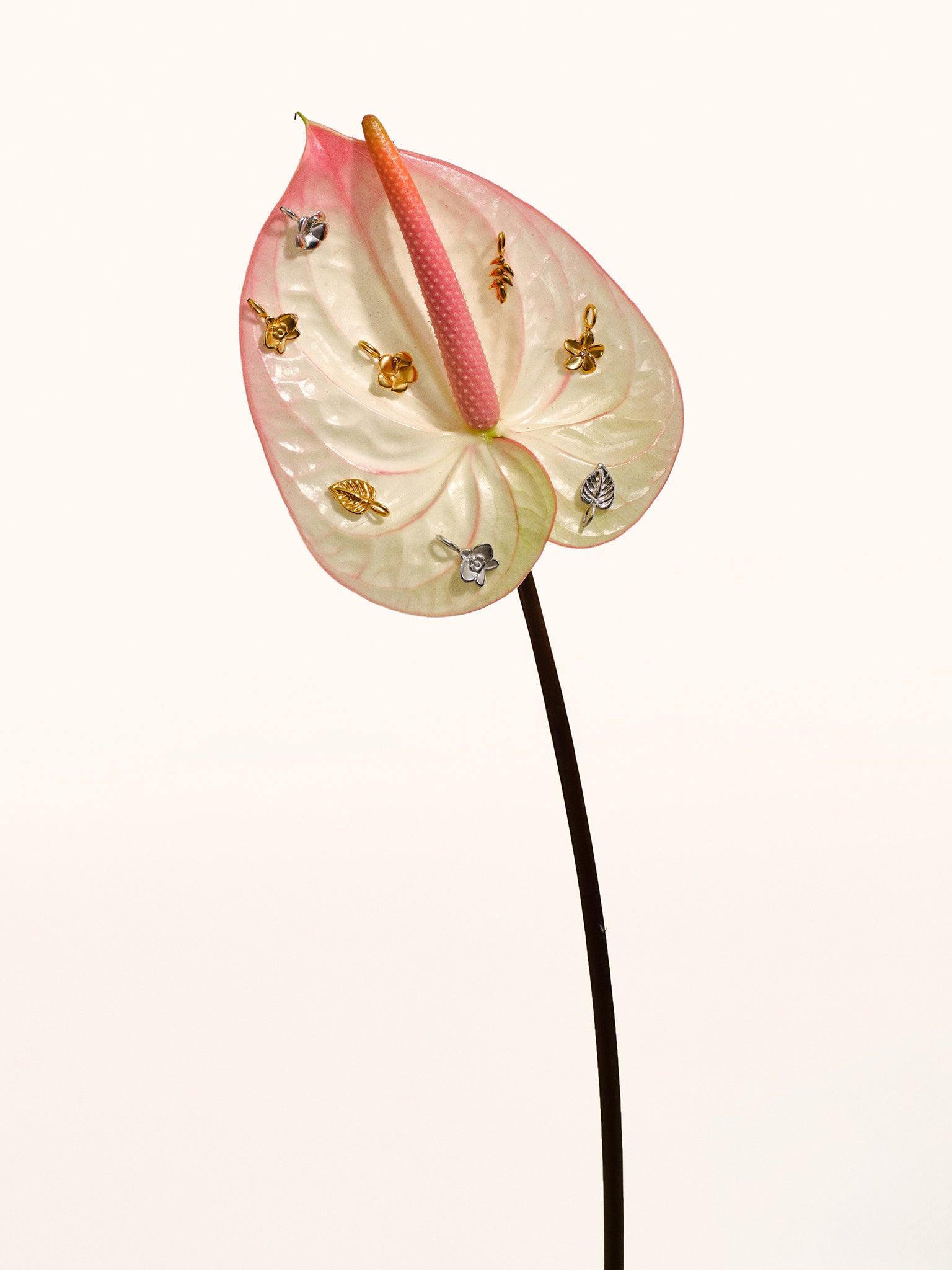 Anthurium Necklace Charm