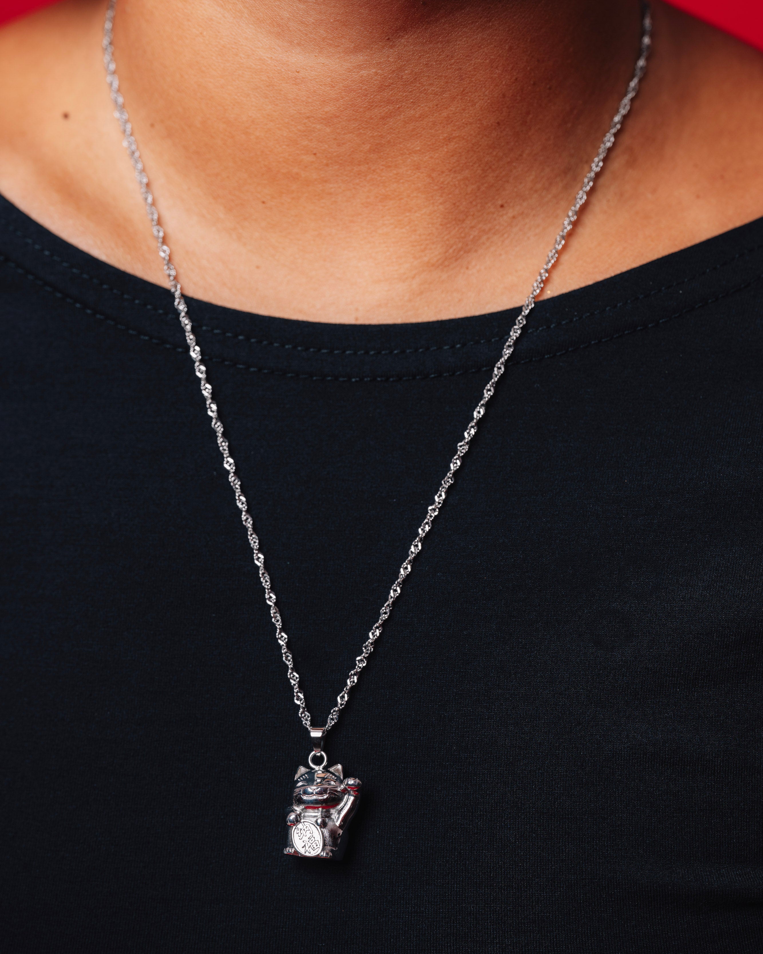 Lucky Cat Happiness Necklace