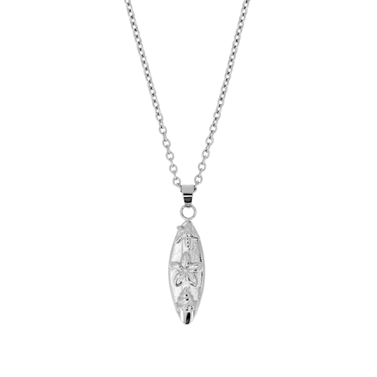 
Surfboard Plumeria Necklace