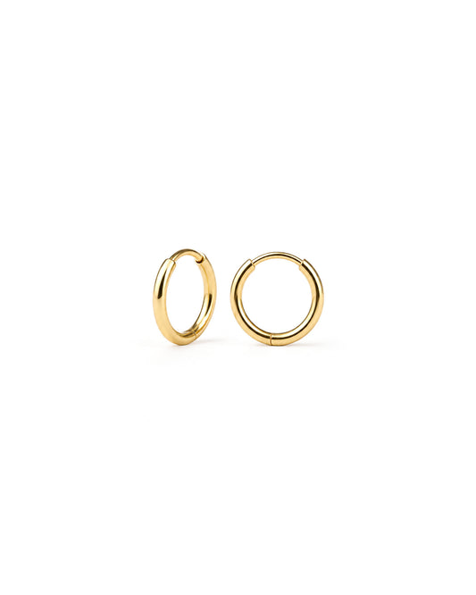 
Charm Hoops XS in gold, sold as a pair