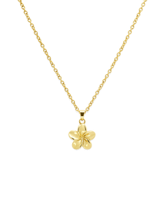Plumeria Bloom Necklace (18in + 2in)