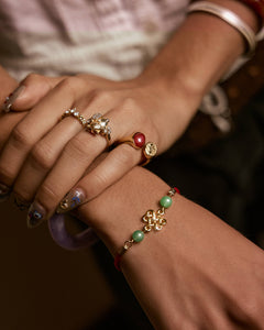 
Happiness Carnelian Ring